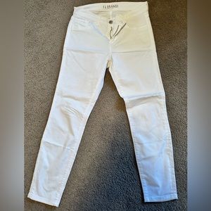 J brand white jeans.